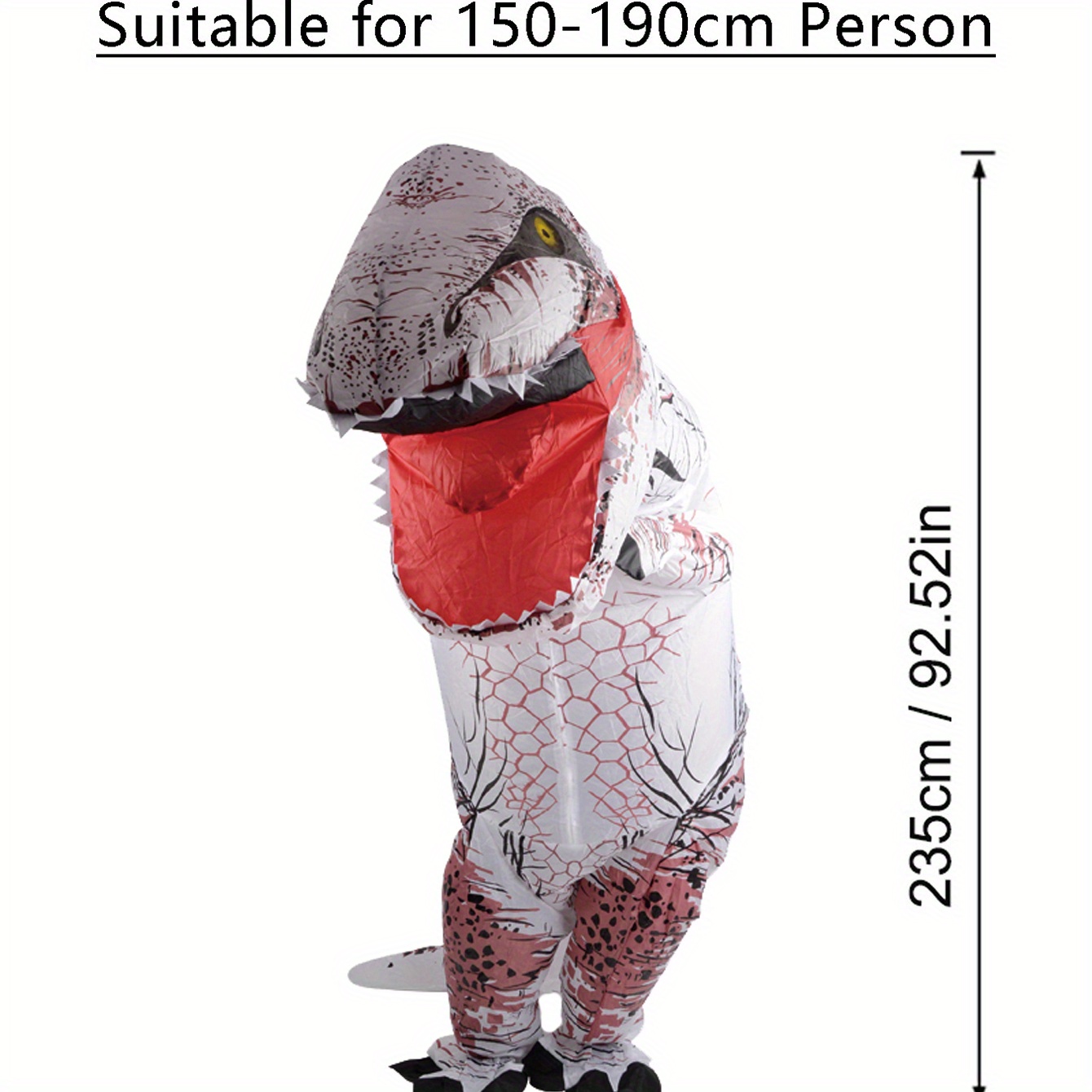 Bambini adulti T-Rex costumi di dinosauro gonfiabile vestito vestito Anime  Party Cosplay carnevale Costume di Halloween per uomo donna - AliExpress