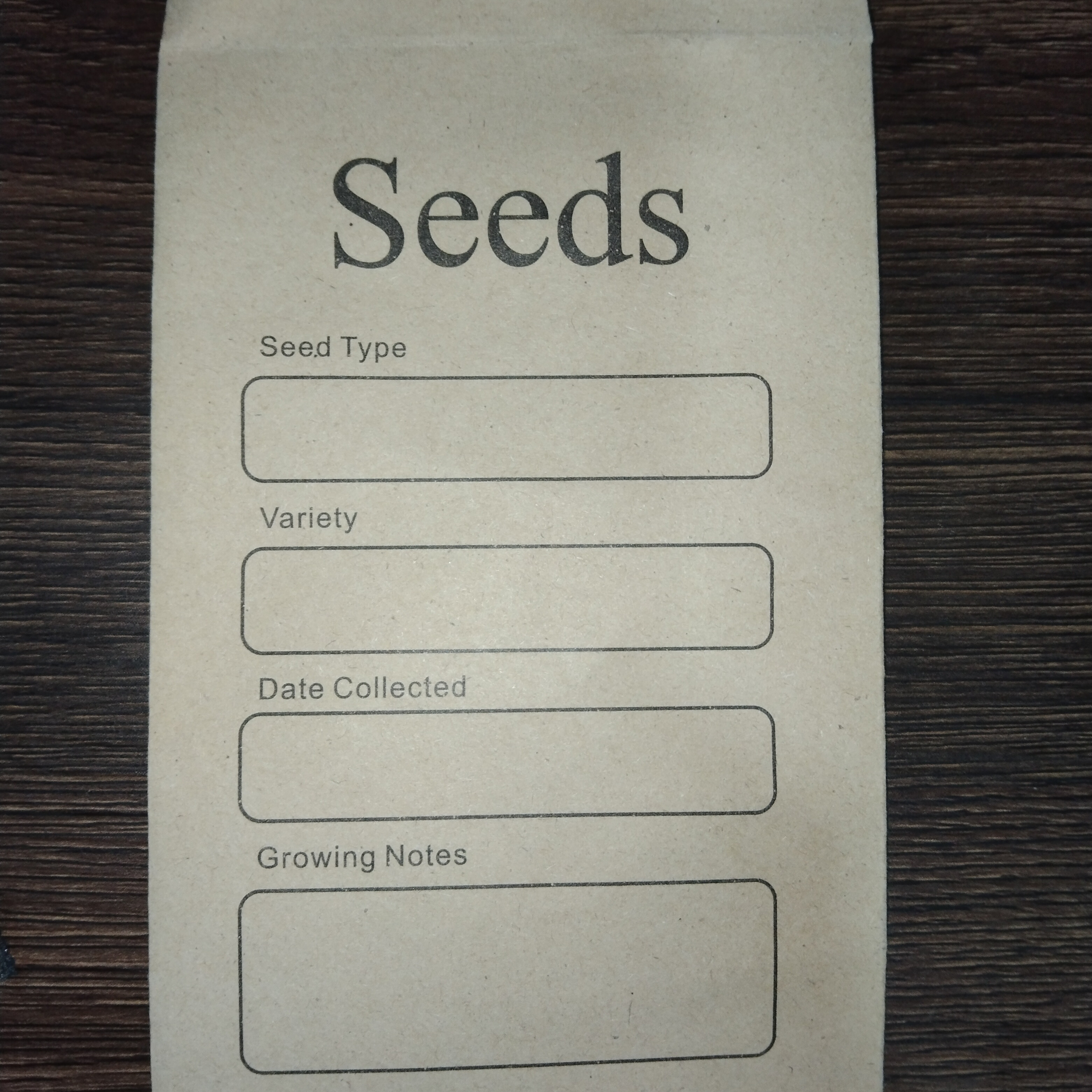 100pcs Seed Envelopes 3.15 X 4.72 Kraft Seed Saving Envelopes Small Brown  Envelopes For Seeds Blank Seed Packets Envelopes