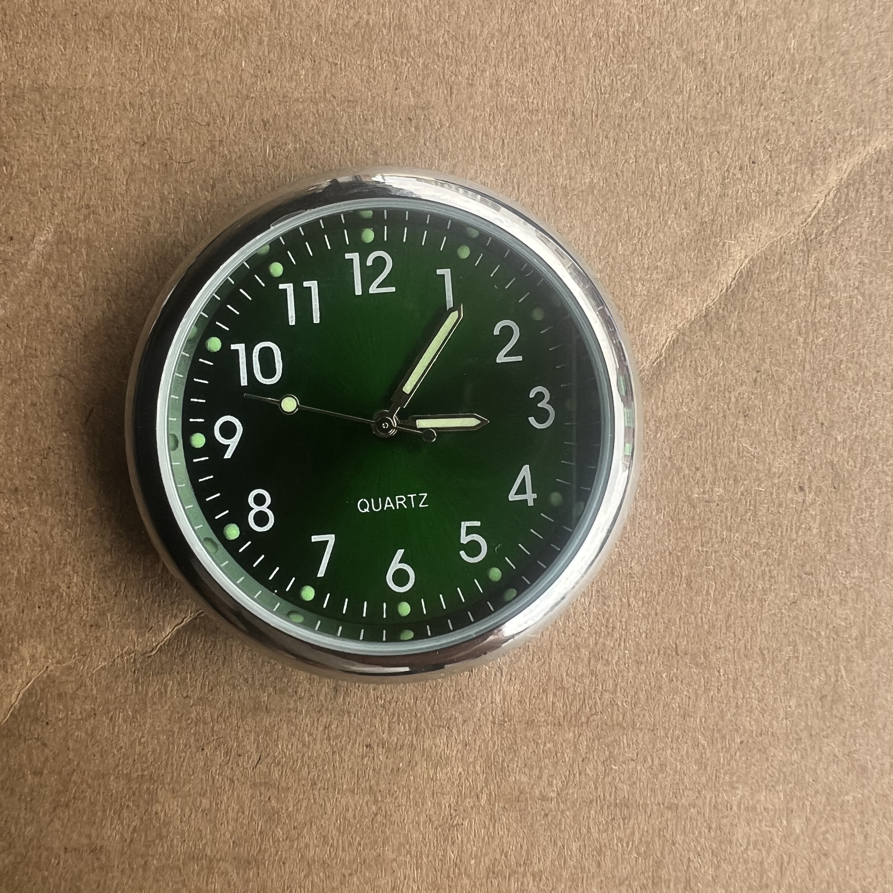 Jedew Car Clock, Mini Quartz Analogue Car Dashboard Clock Time