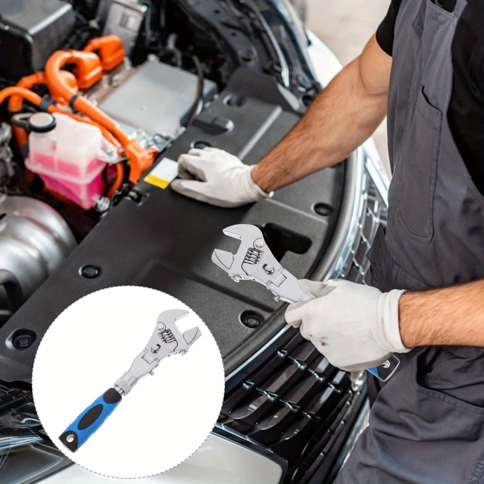 Telescopic Swing head Ratchet Adjustable Crescent Ratchet Temu