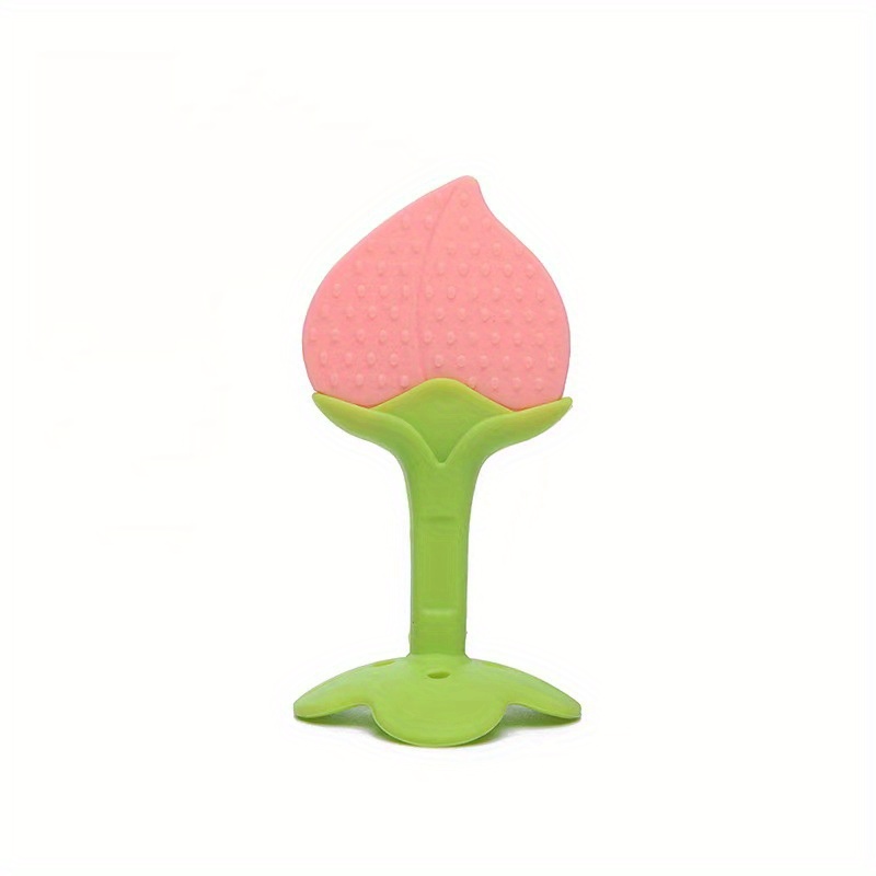 Soft Fruit Teether Silicone Soothing Teething Toy