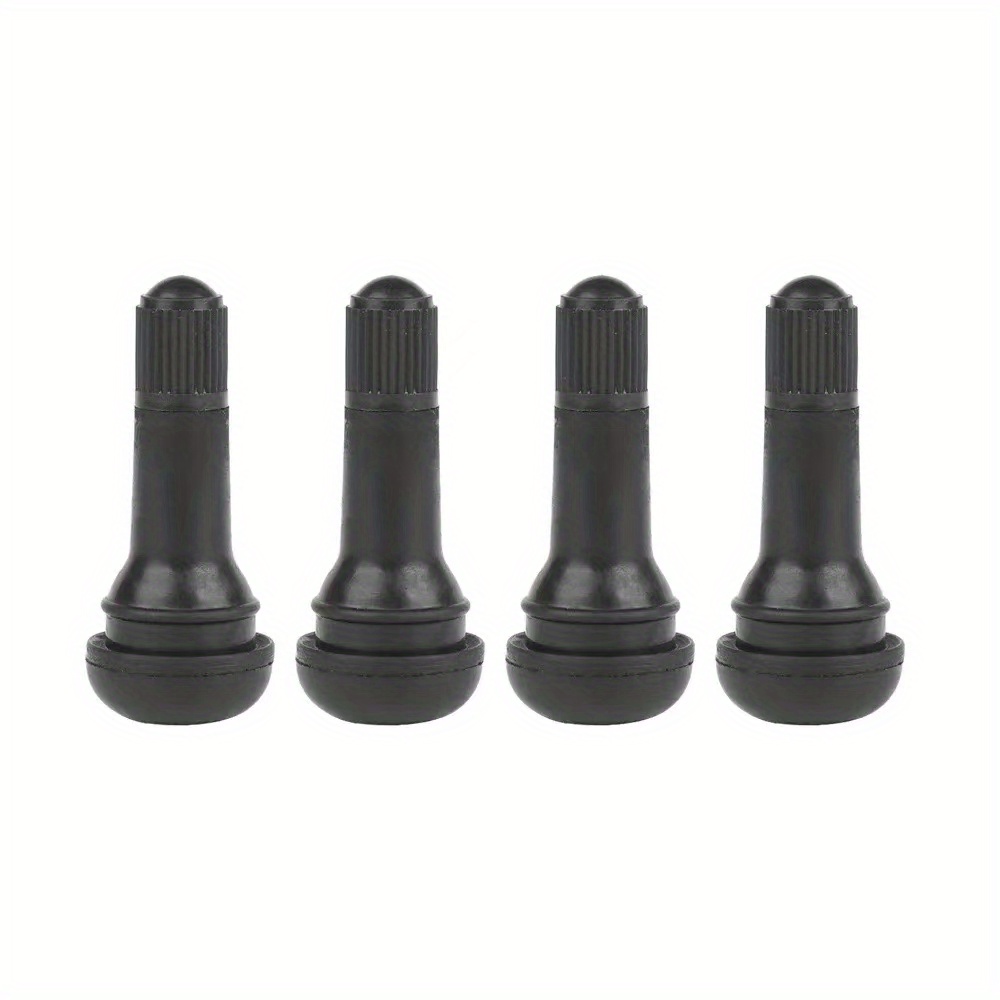 Universal Tubeless Tire Valve Stems Snap in Black Rubber - Temu