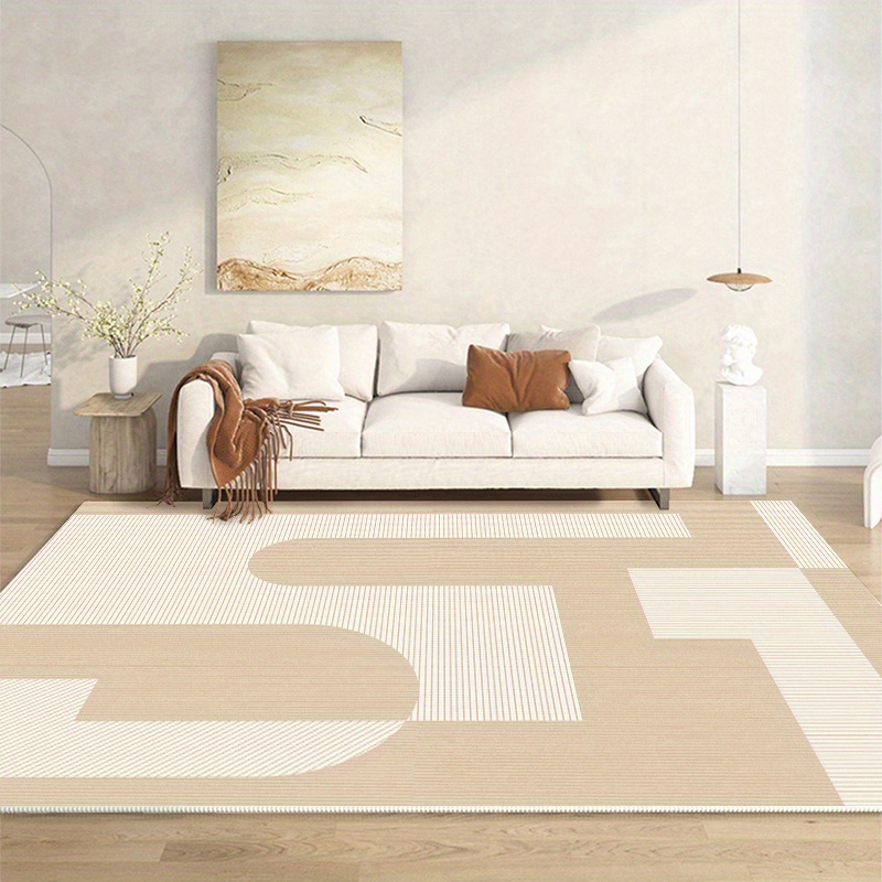 Modern Abstract Crystal Velvet Runner Rug Living Room Bedroom Bedside Carpet