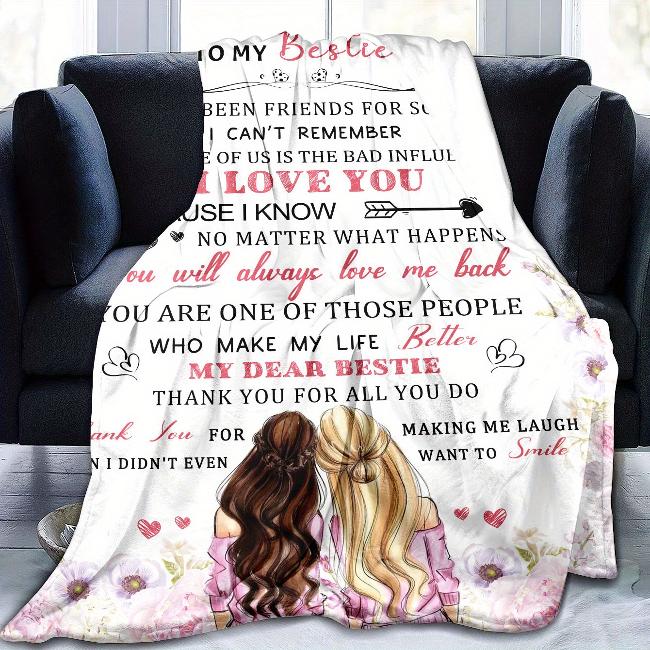 Friends TV Show Blanket Throw Friends Tv Show Merchandise Gifts Flannel  Blanket for Sofa Couch Bed 50x60 