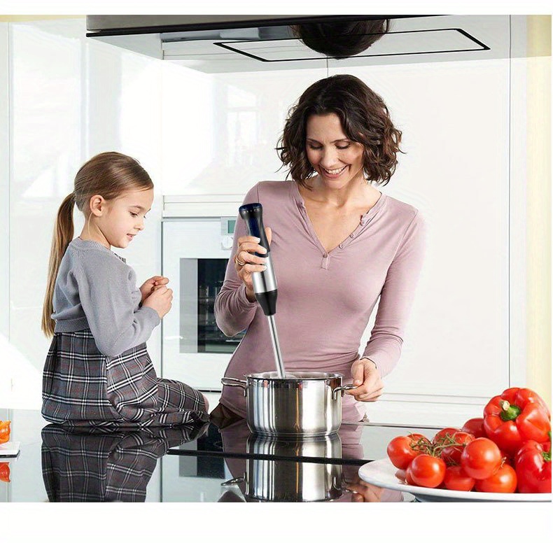 Hand Blenderelectric Egg Beater Fruit Juicer Electric Handheld Hand Mixer  Stick With Ground Meat Bowl, Grinding Cup, High Power Hand Blenders  Cookware, Kitchenware, Kitchen Accessories Kitchen Stuff Small Kitchen  Appliance - Temu