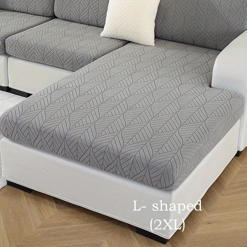 Copridivano universale elasticizzato, tessuto jacquard lavorato a maglia,  protezione antigraffio antipolvere per divano in pelle del soggiorno,  facile da pulire (Light coffee,4 seater 235x300cm) : : Casa e  cucina