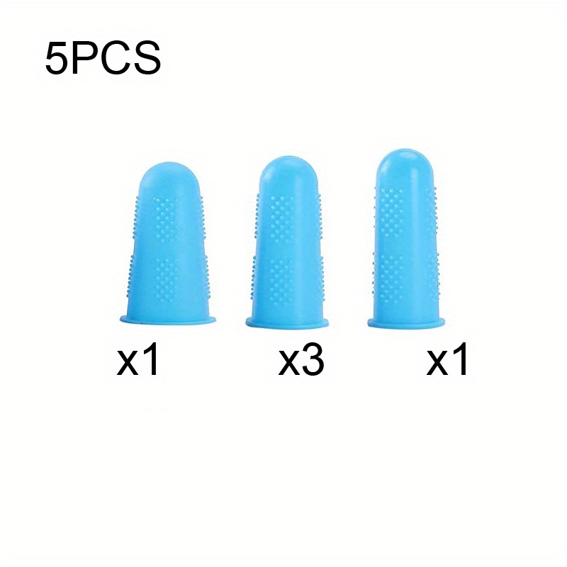 5PCS Finger Protectors Hot Glue Finger Tips Silicone Silicone