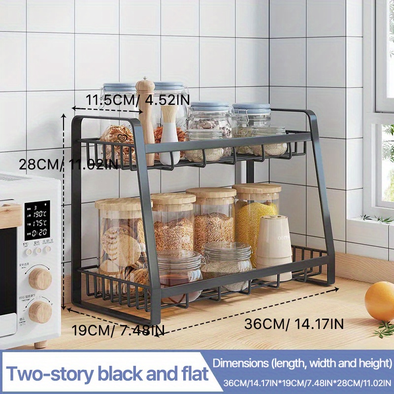 1pc Multi-functional Spice Storage Rack: Keep Your Kitchen Tidy and  Organized with this Seasoning Jar Holder