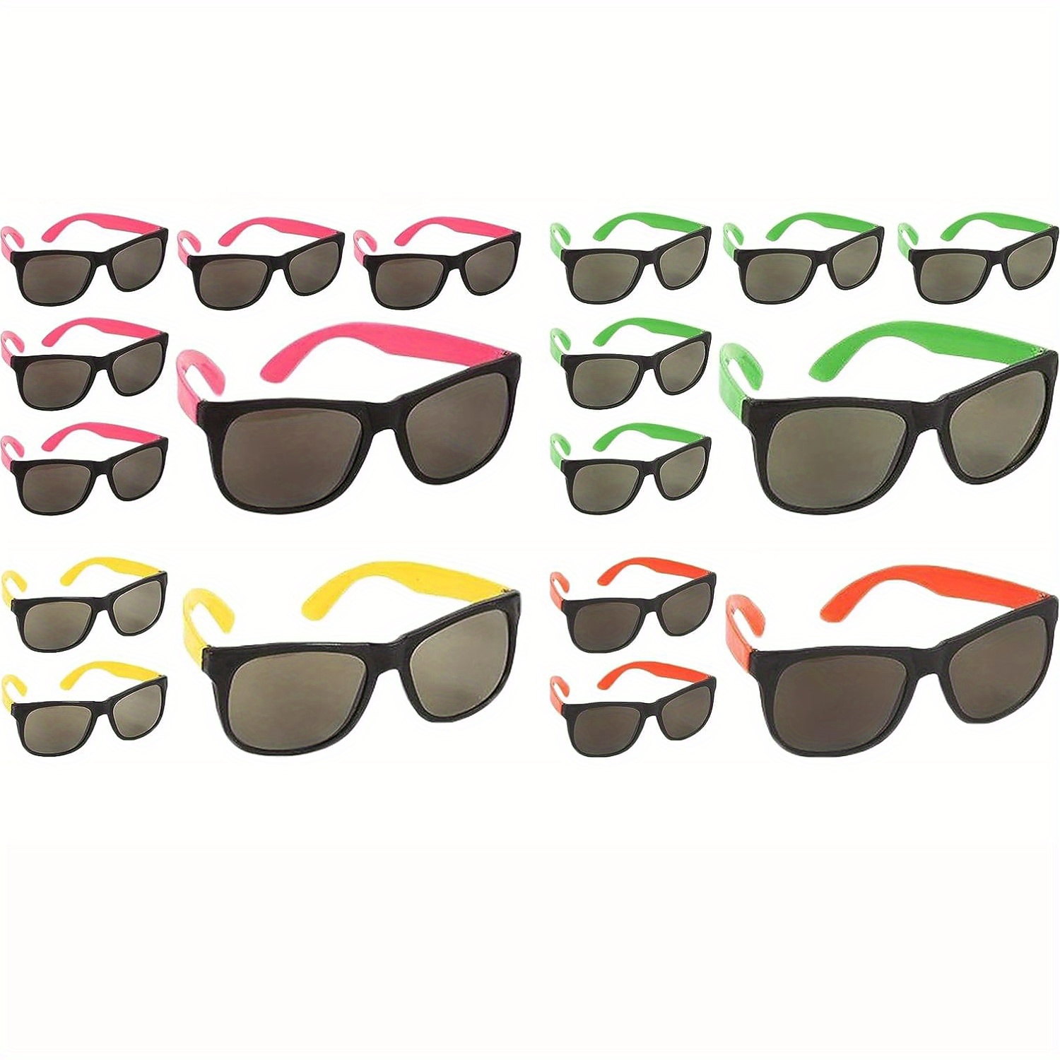 Neon Party Sunglasses In Bulk Party Glasses Suitable For - Temu