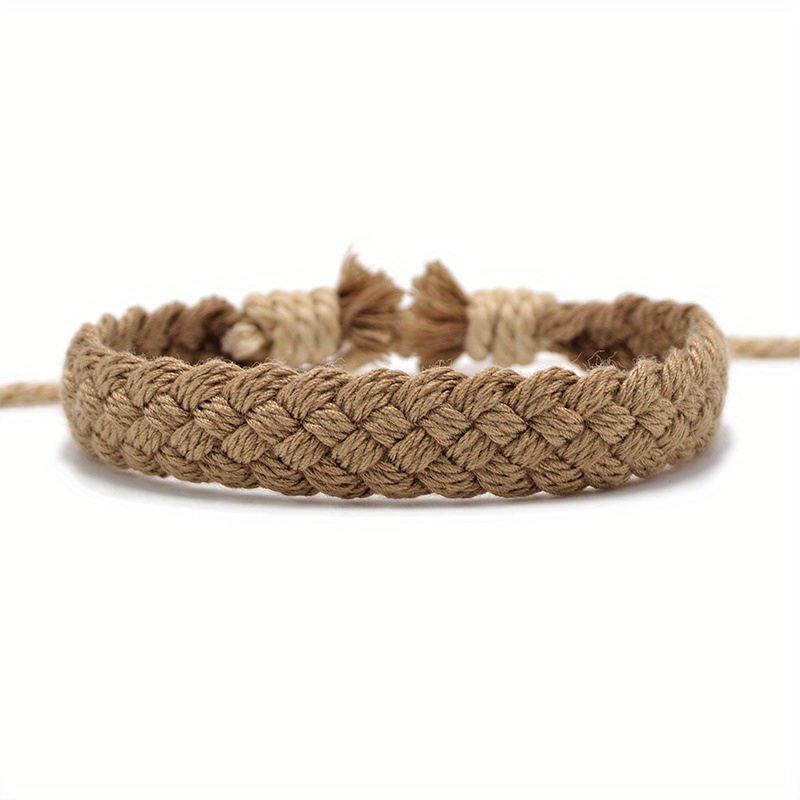 Fashion New Woven Bracelet Men's And Women' Rope Simple Vintage Woven Rope Bracelet