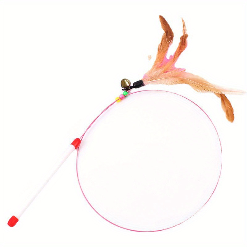 Cat Teaser Toy Cat Interactive Fishing Pole Toys Indoor Cats
