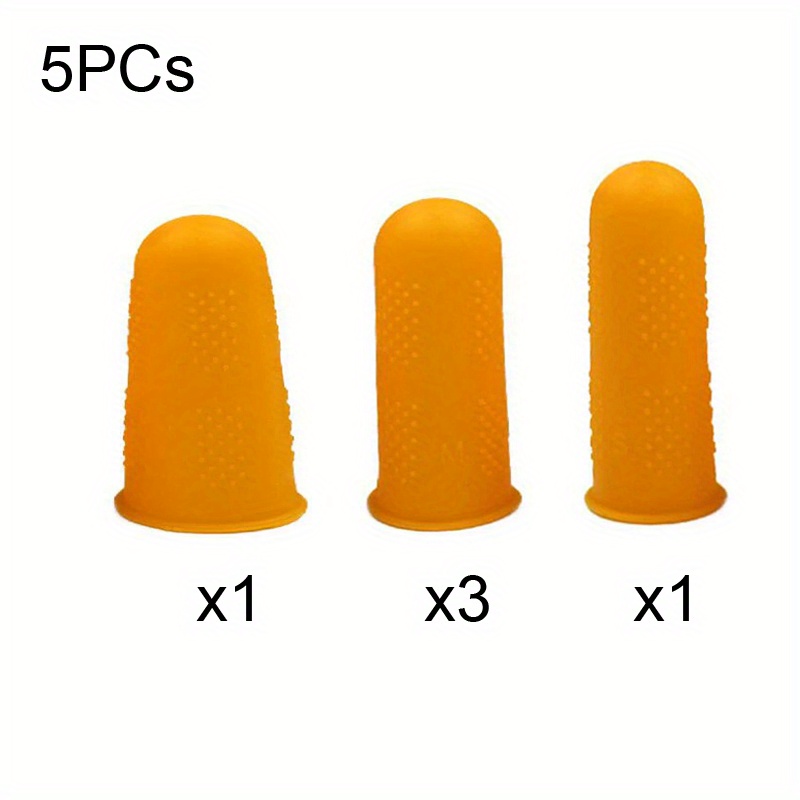 5PCS Finger Protectors Hot Glue Finger Tips Silicone Silicone