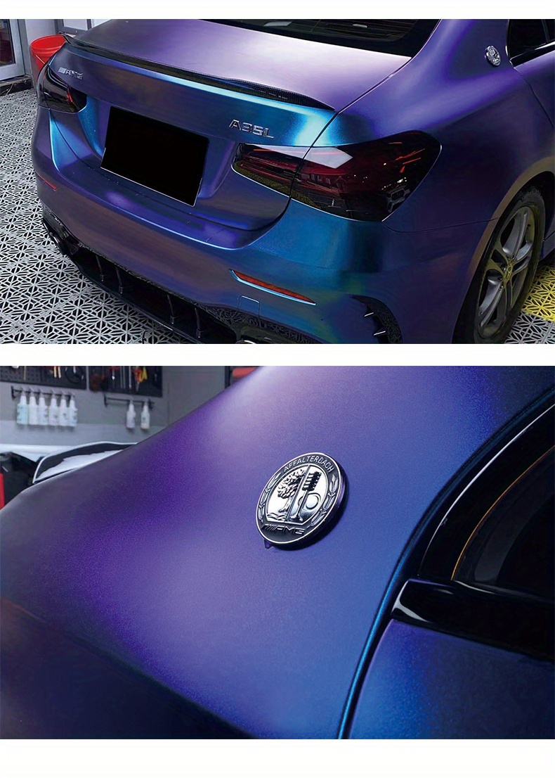 X .) Matte Purple Blue Chameleon Metallic Color Changing - Temu