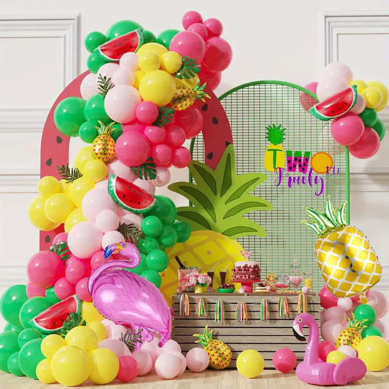 110pcs, Tropical Balloon Garland Arch Kit, Hawaiian Beach Summer Party  Decor, Wedding Decor, Birthday Decor, Graduation Decor, Holiday Decor,  Celebrat