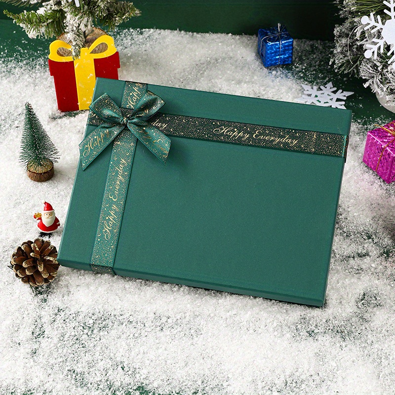 1pc Green Gift Packaging Box