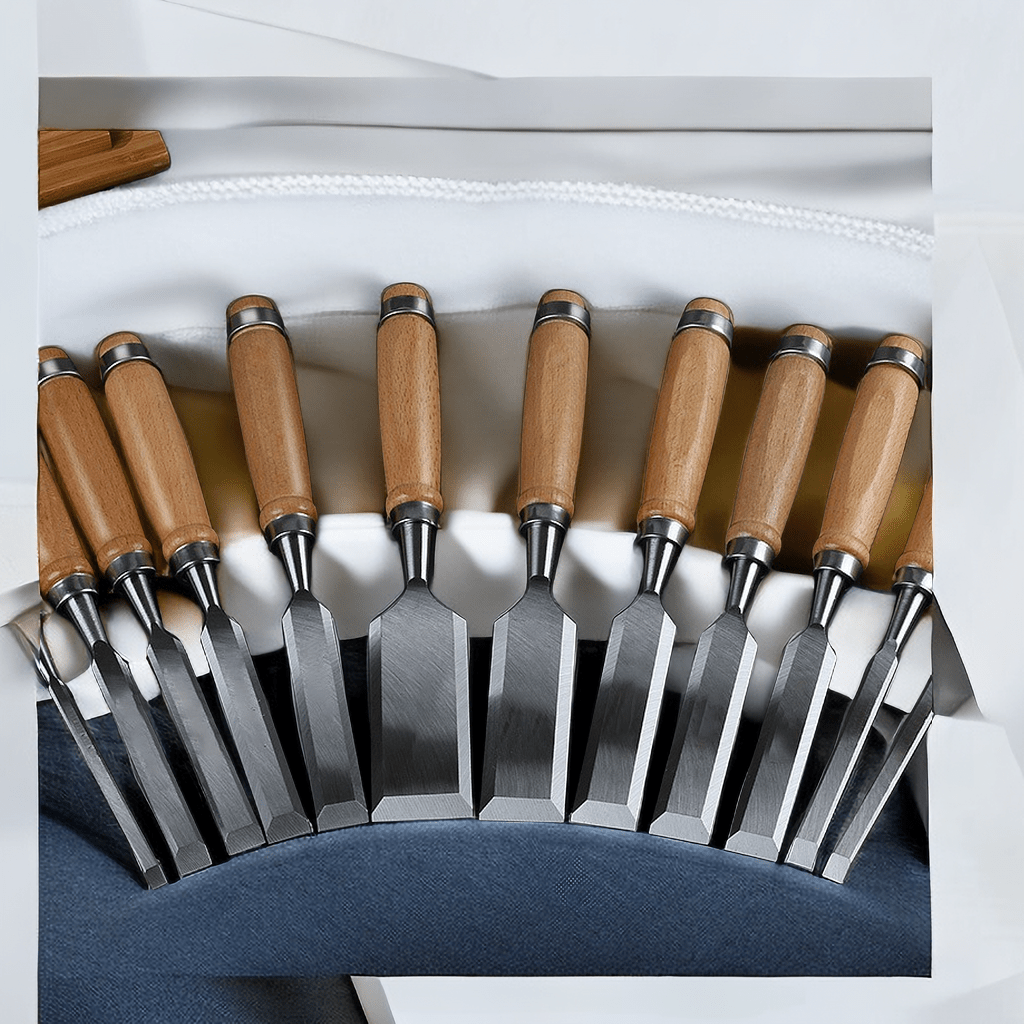Cincel de precisión de 0.-0.6 in tipo V, exposición, cincel triangular,  cinceles para carpintería, cuchillos para tallar madera a mano,  herramientas