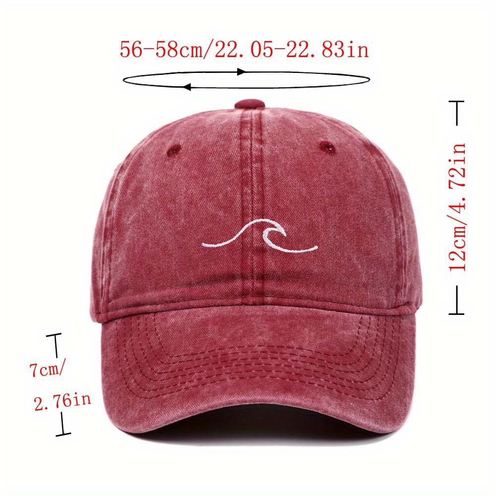 Men's Cap Hat Adjustable Strap back Red Solid RED Baseball Cap Wine Red New  Hip