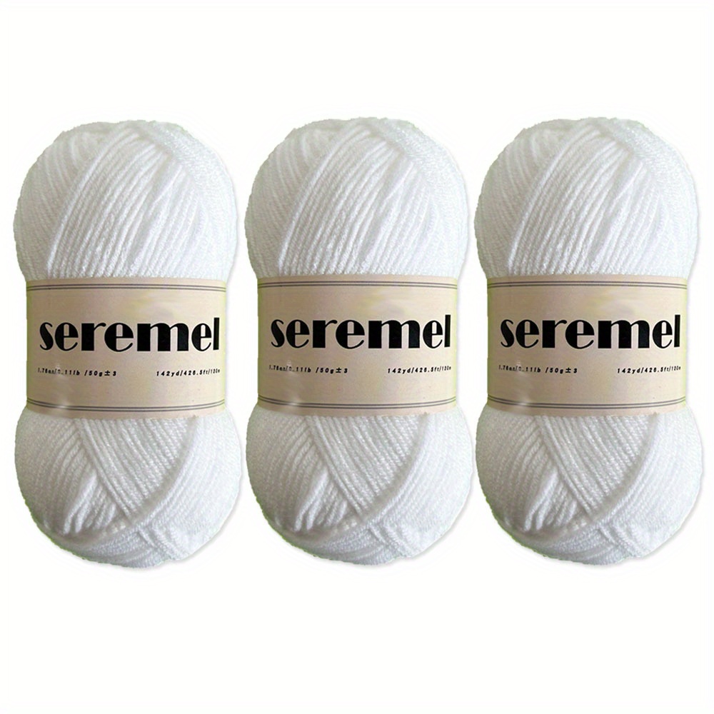  3pcs Yarn for Crocheting Cotton Yarn for Crochet