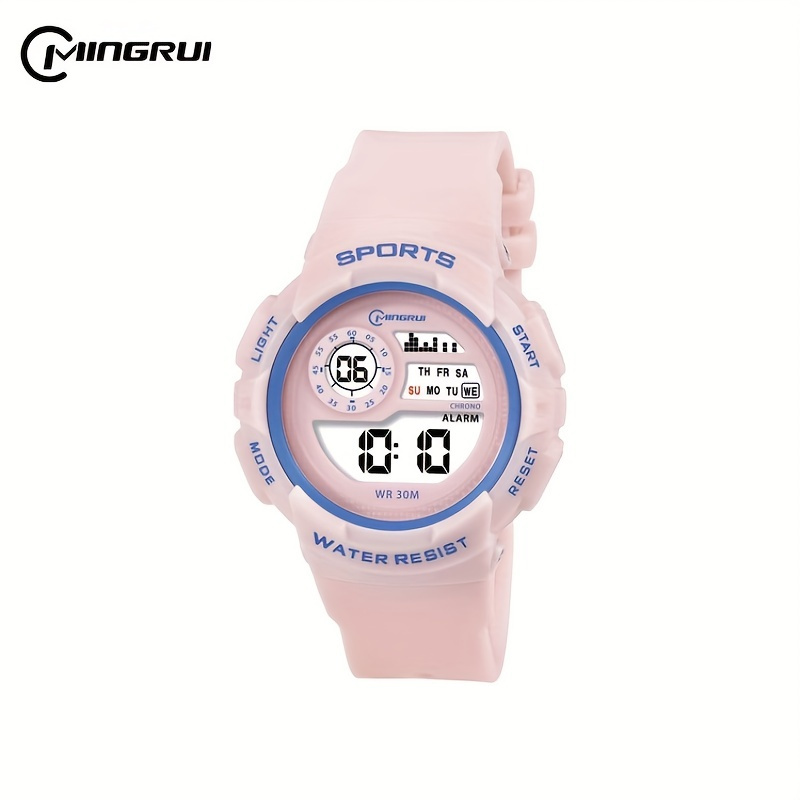 Waterproof digital watch online women's