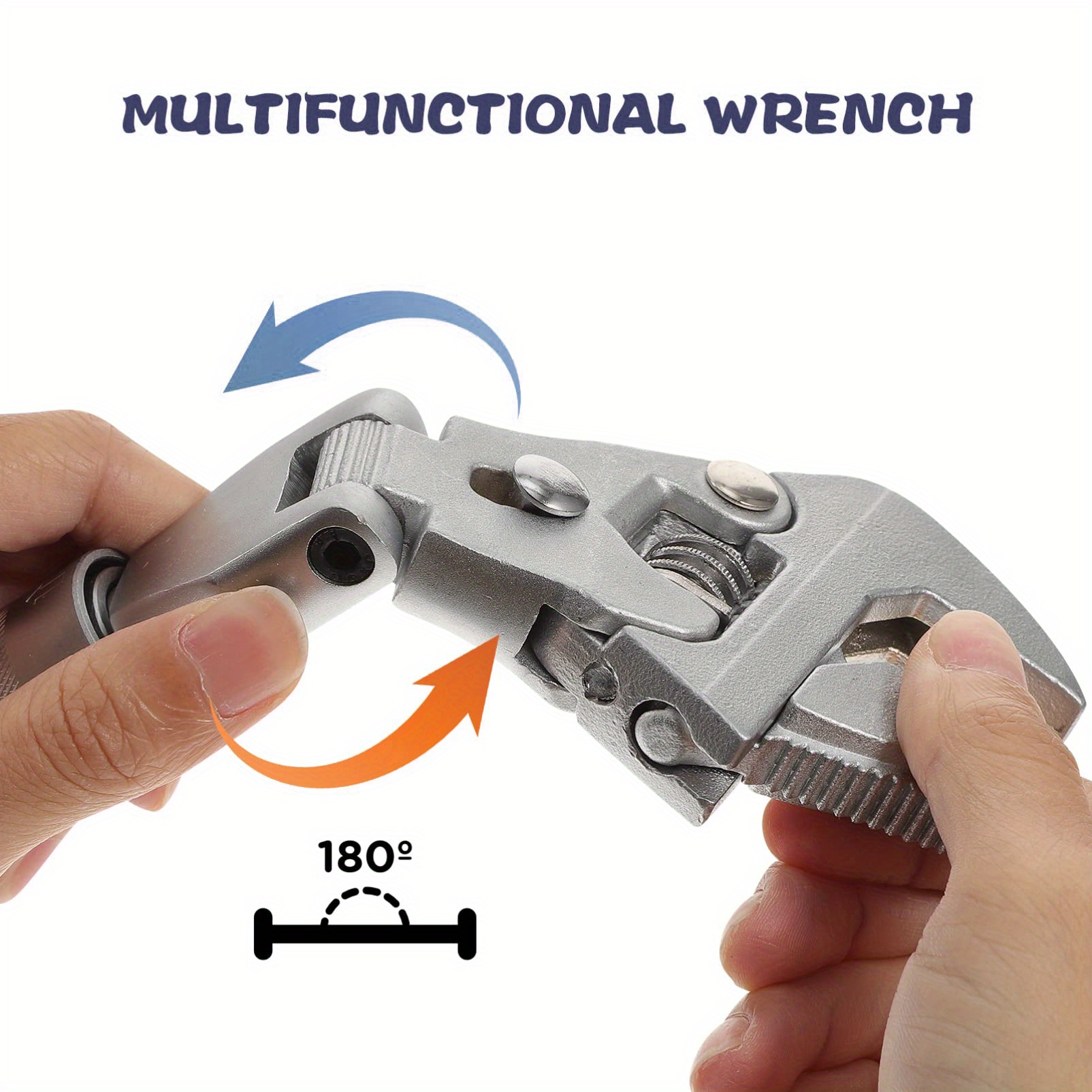 Telescopic Swing head Ratchet Adjustable Crescent Ratchet Temu