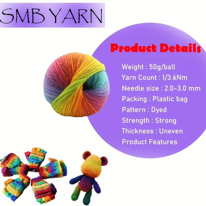 3pcs High Quality 100 Wool Yarn Hand Knitting Yarn For Crocheting