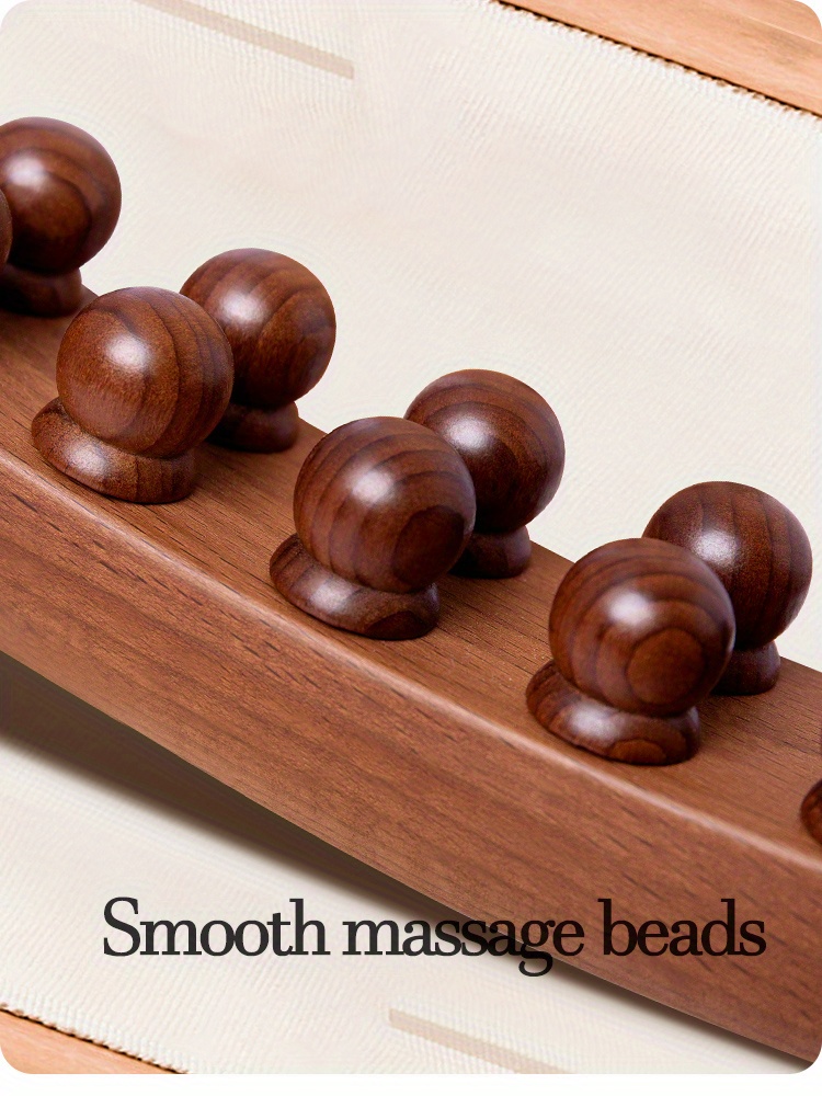 1pc 20 beads massage stick can relax the whole body relax muscles after exercise   body   and   wooden exercise tools details 7