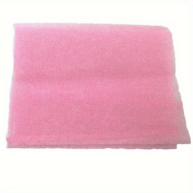 Missamé Nylon Back Towel Scrubber, Bath and Shower Wash Cloth for Smooth Beautiful Skin (1 Pack)