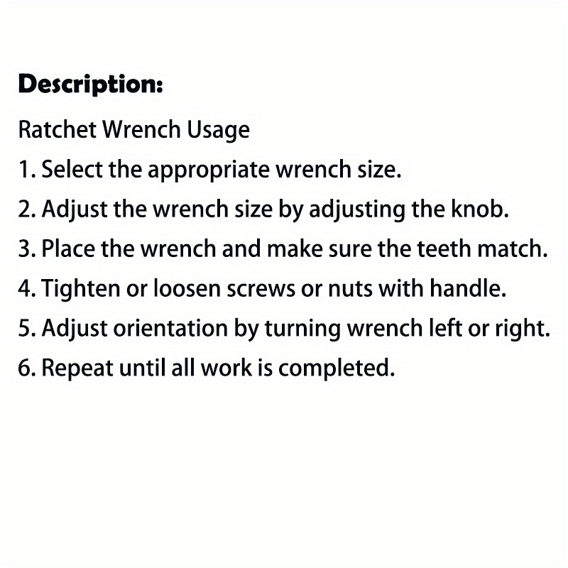 Telescopic Swing head Ratchet Adjustable Crescent Ratchet Temu