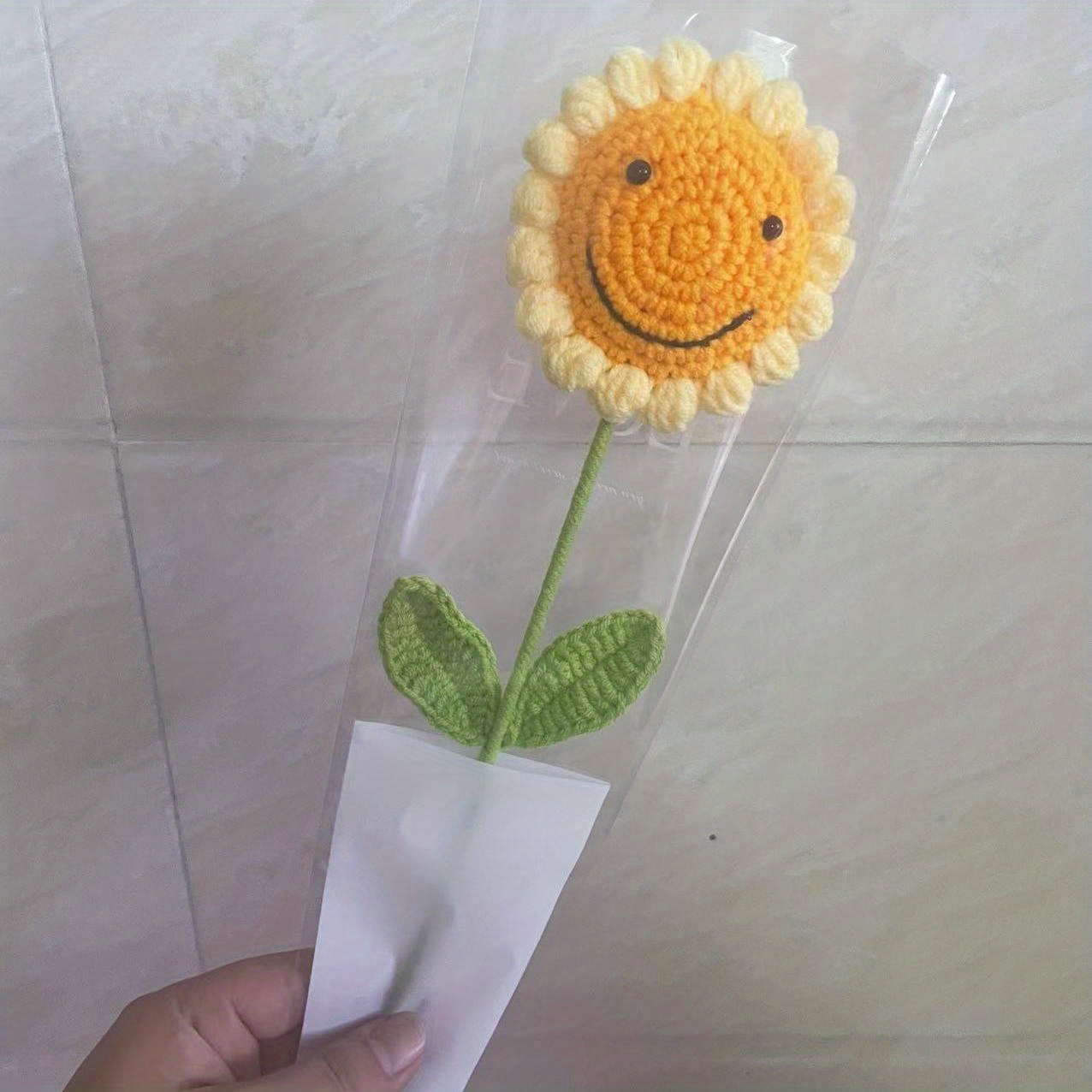 Handmade Flower Bouquet for Wedding Guests Gifts DIY Crochet