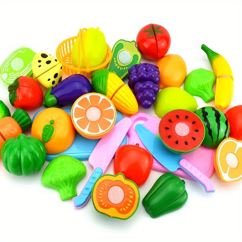 Réplica De Juguetes De Frutas Y Verduras Para Niños Imagen de archivo -  Imagen de mercado, verde: 264483643
