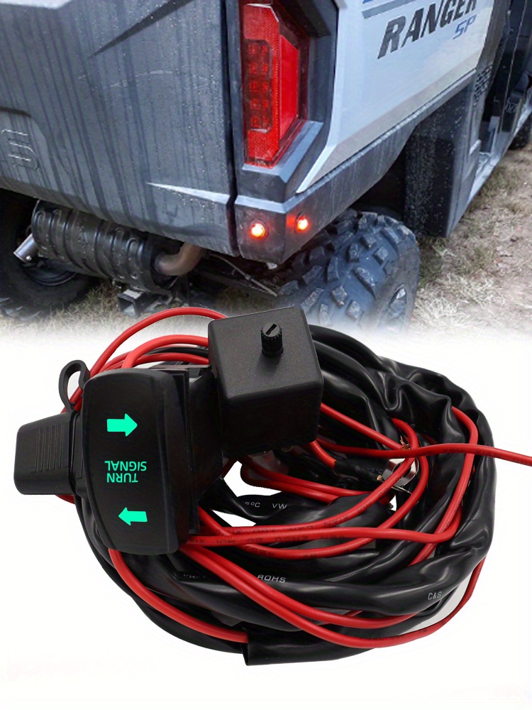 Relé intermitente LED Universal para motocicleta, de 4 pines interruptor  basculante de señal de giro para ATV, UTV, RV, vehículo todoterreno,  camioneta, Tractor - AliExpress