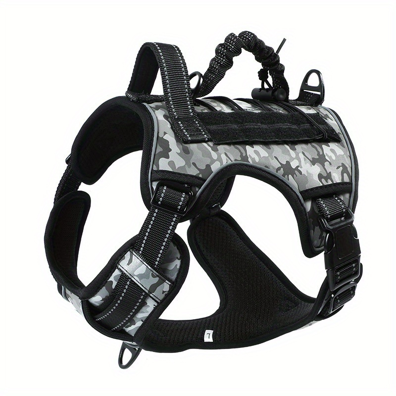 Premium No-pull Dog Harness: Tactical Chest Harness For Training & Walking  - Fits Small, Medium & Large Dogs! - Temu South Korea