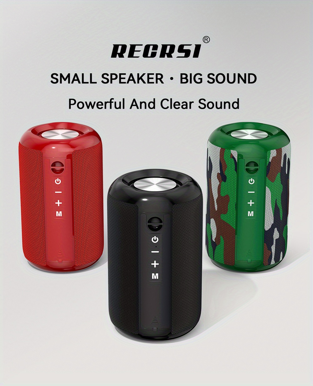 Outdoor Portable Wireless Hd Sound Quality Speaker - Temu