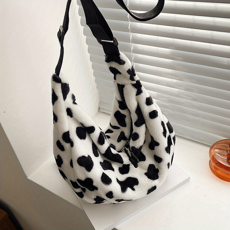 Fuzzy best sale cow purse