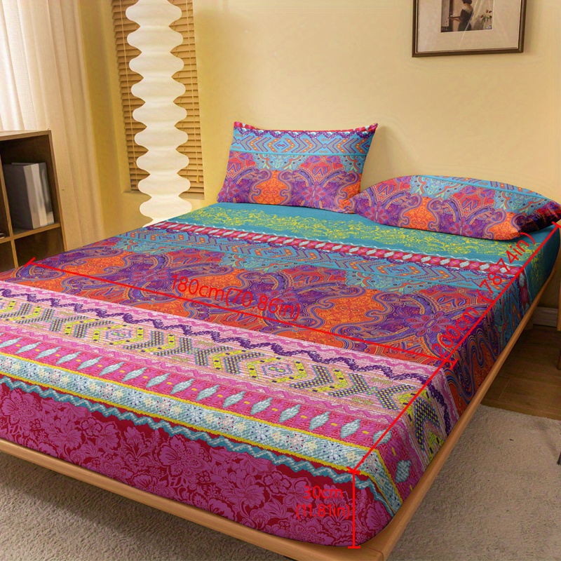 1pc Printed Mattress, Printed Mattress For Bedroom Mattress, Bedding