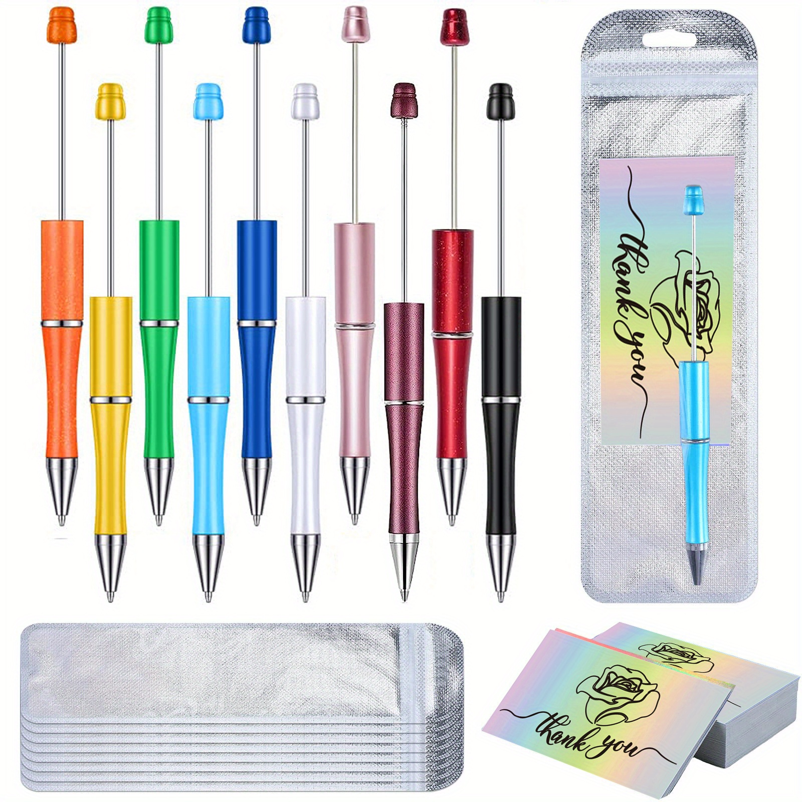 Fun Colorful Beadable Pens Perfect For Kids - Temu