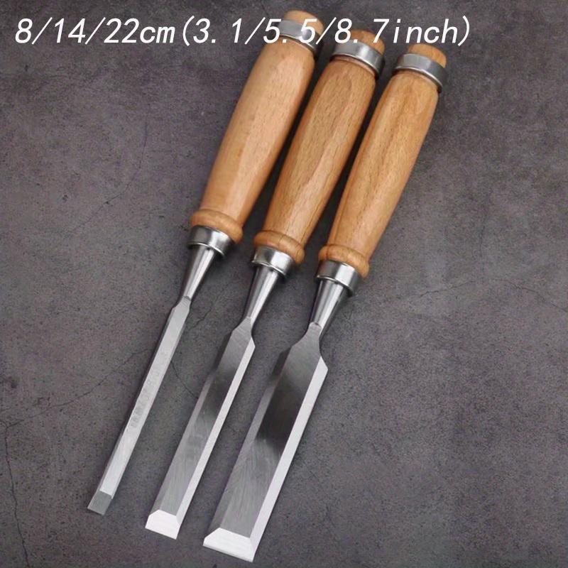 Wood Chisel Chizzle Tools Set With Beech Handles Chrome - Temu Australia