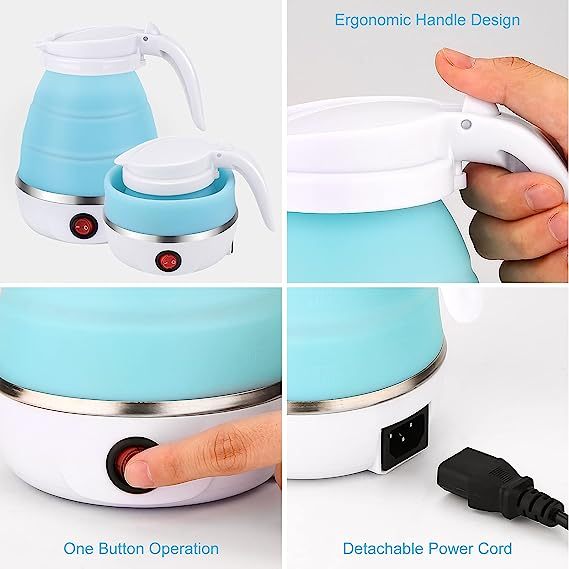 Portable Electric Kettle With Convenient Foldable Travel - Temu