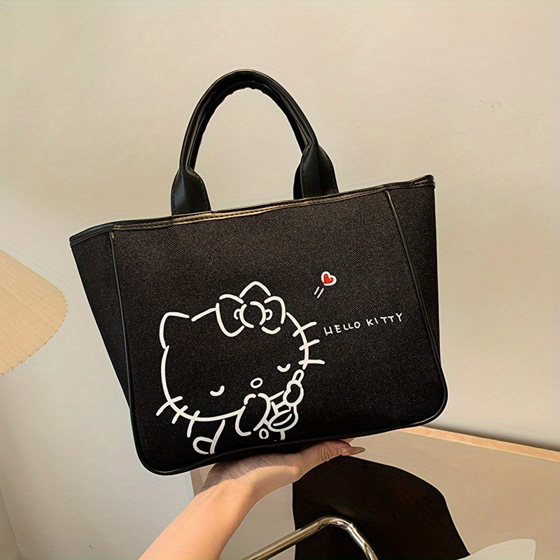 Hello Kitty Bag New Vintage Brown Women's Bag Cartoon Printed Luxury  Handbag Pillow Bags Korean Versatile Fashion Y2k 2023 - Temu Mexico