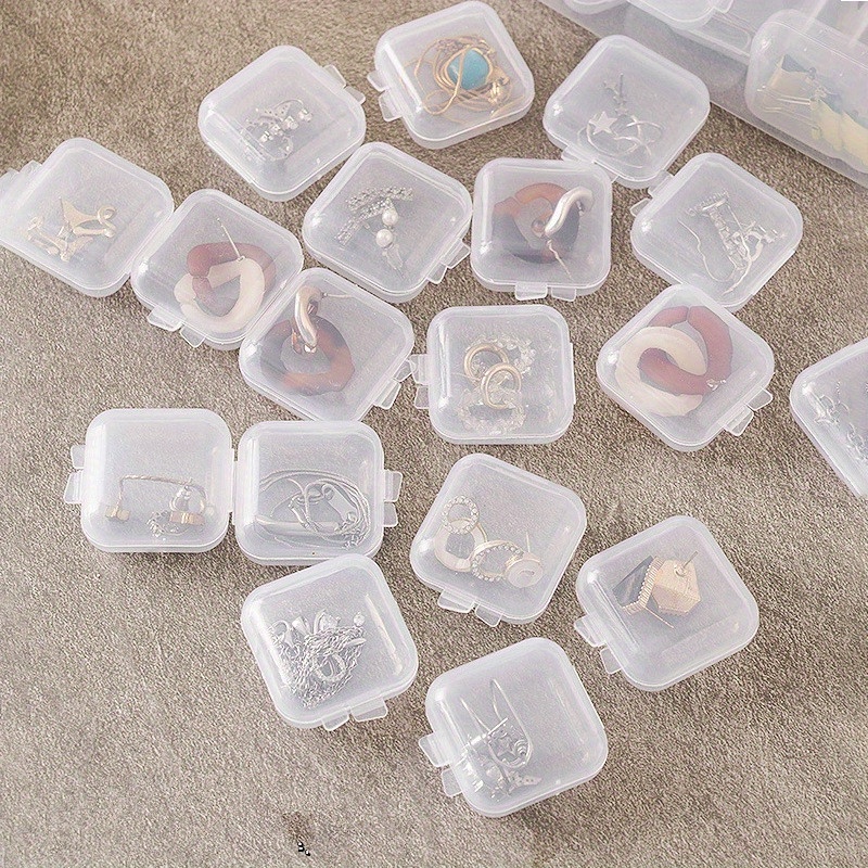 Plastic Jewelry Storage Box, Plastic Earrings Organizer