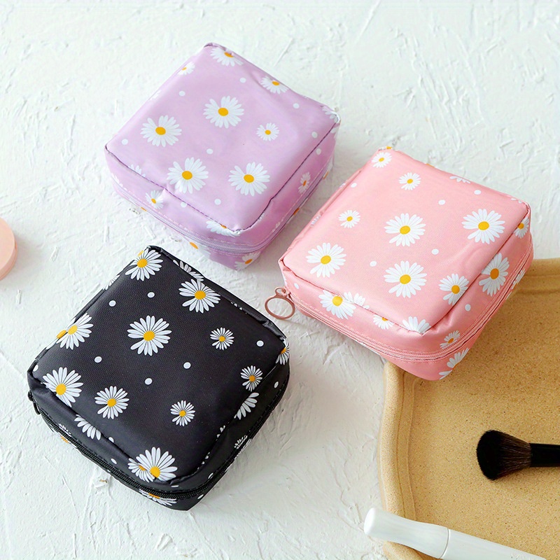 Portable Tampon Storage Bag Large Capacity Menstrual Towel Storage Bag  Sanitary Napkin Storage Bag Monthly Bag Candy And Sundry Storage Bag - Temu