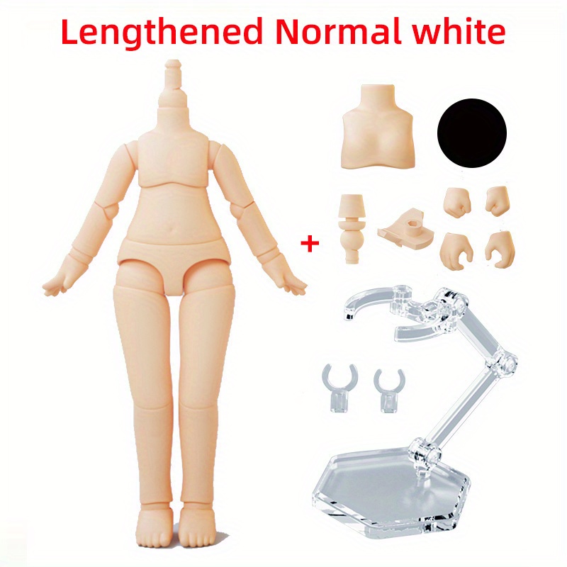1/12bjd Doll Body Ball Jointed Doll Body For Gsc Head Dolls - Temu