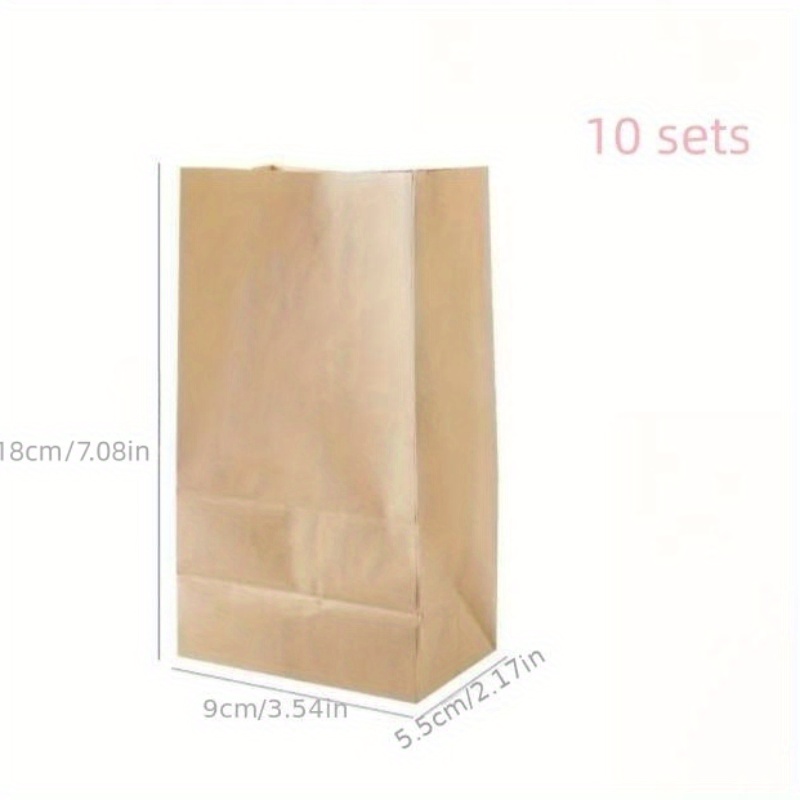 Washable Kraft Paper Storage Bag, Thickened Kraft Paper Bag, Oil