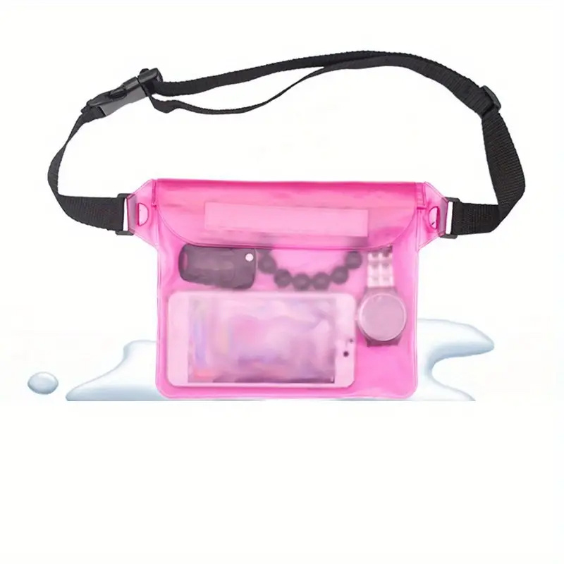 Unisex Waterproof Waist Bag Adjustable Belt Outdoor Sports - Temu