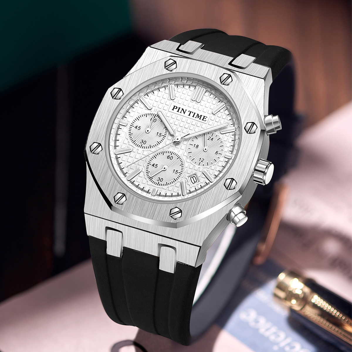 Reloj PIN TIME malla silicona  - Vista alternativa