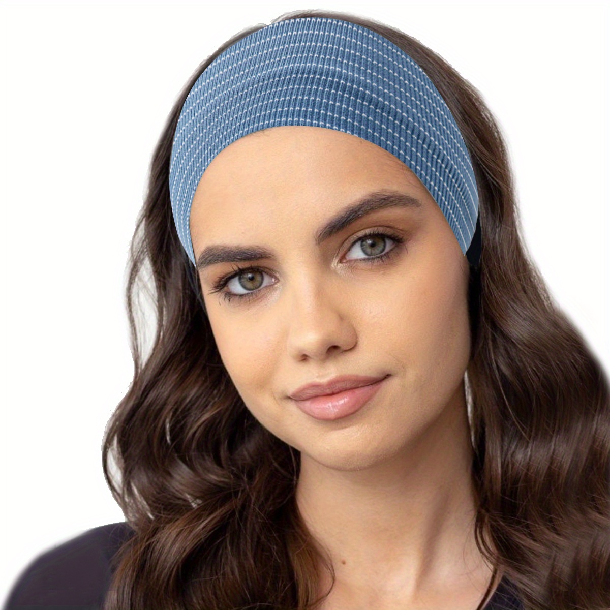 thick knitted solid color sweat absorption turban thermal Temu