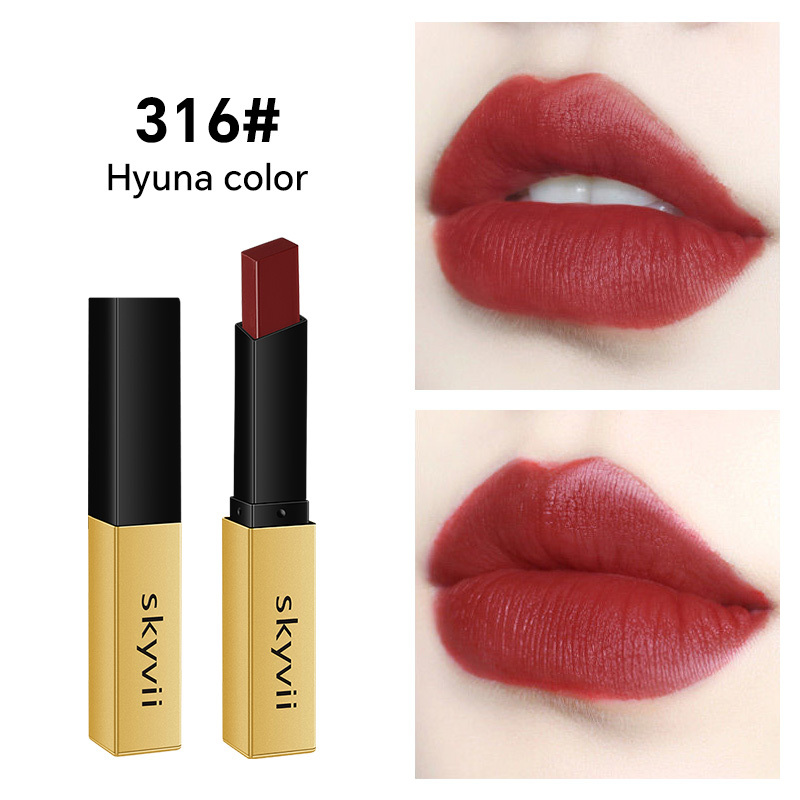 Golden Strip Lipstick Moisturizing Waterproof Long Lasting Matte