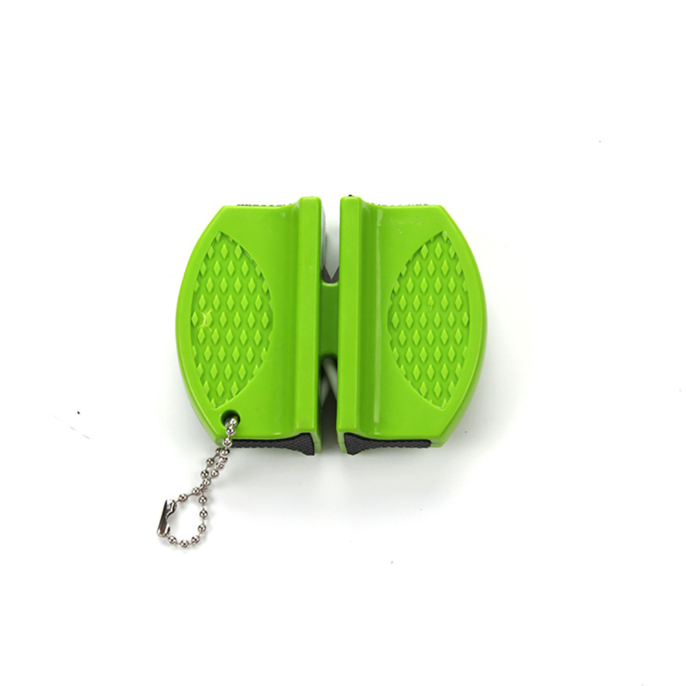 Portable Mini kitchen Knife Sharpener Two-stage Camping Pocket nife  Sharpener