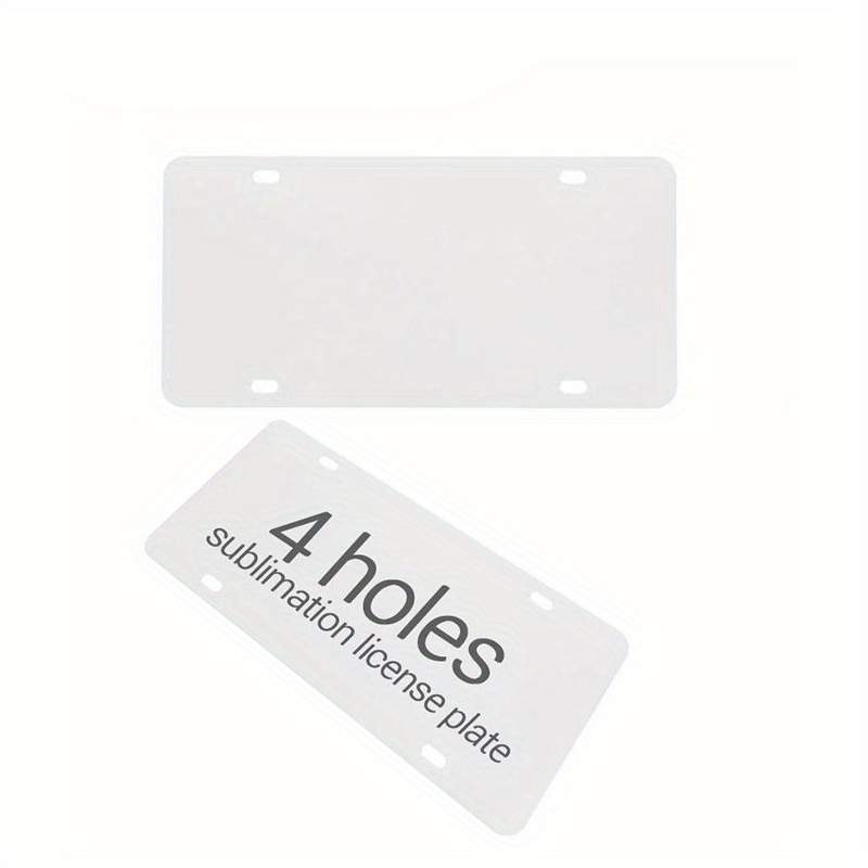 Dye Sublimation Blank Aluminum License Plate Heat Transfer Temu