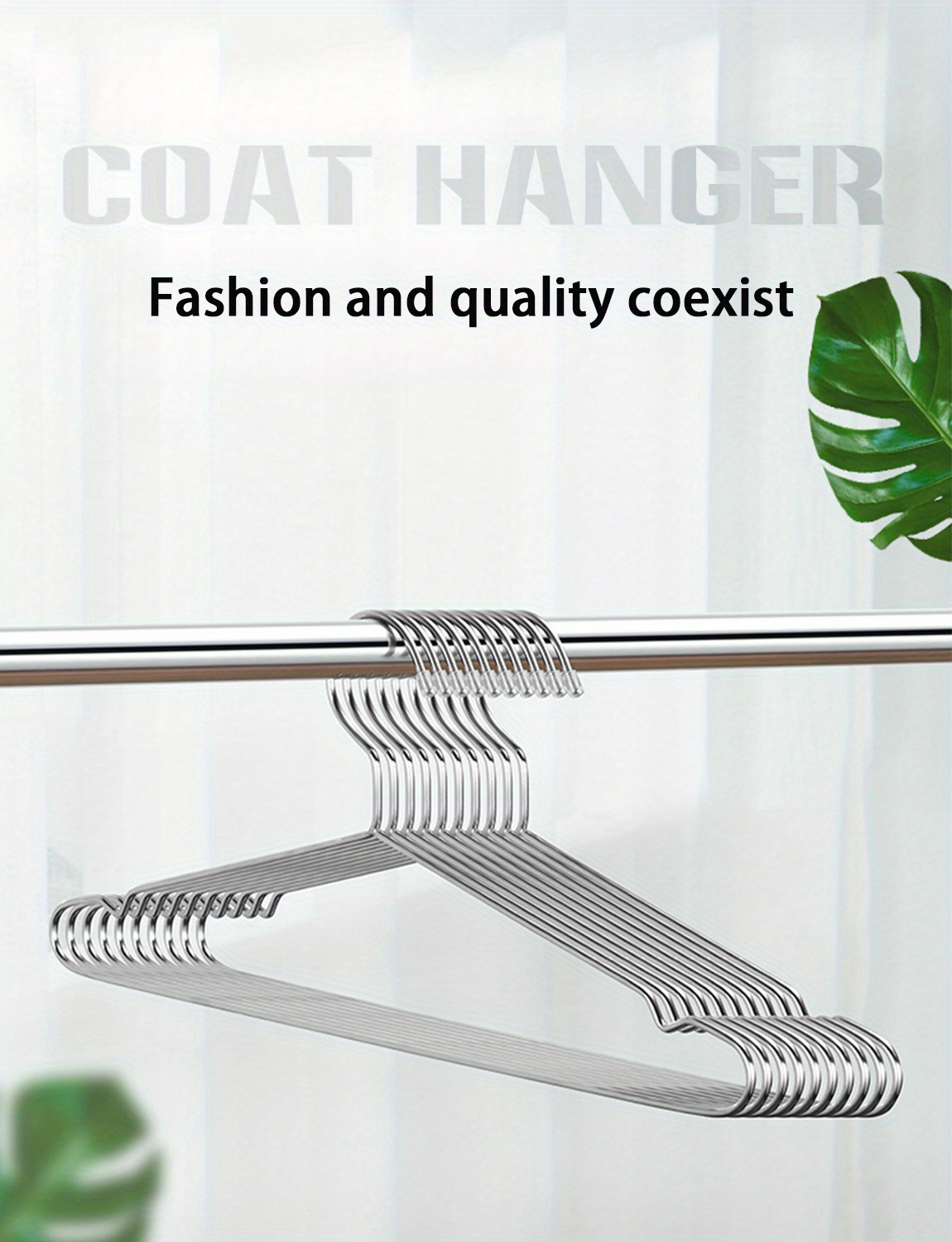 Wire Coat Hangers 16 Strong Heavy Duty Stainless Steel Metal Clothes  Hangers